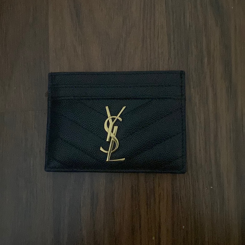 New YSL Saint laurent paris cardcase in black